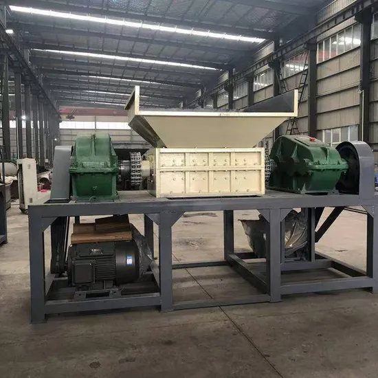 Used Car Tire Crushing Machine Double Shaft Tire Shredder Machine Core Motor
